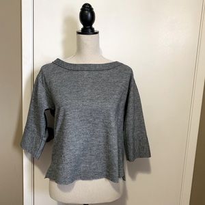 Loft 82 Shirt Medium Grey Polyester Cotton